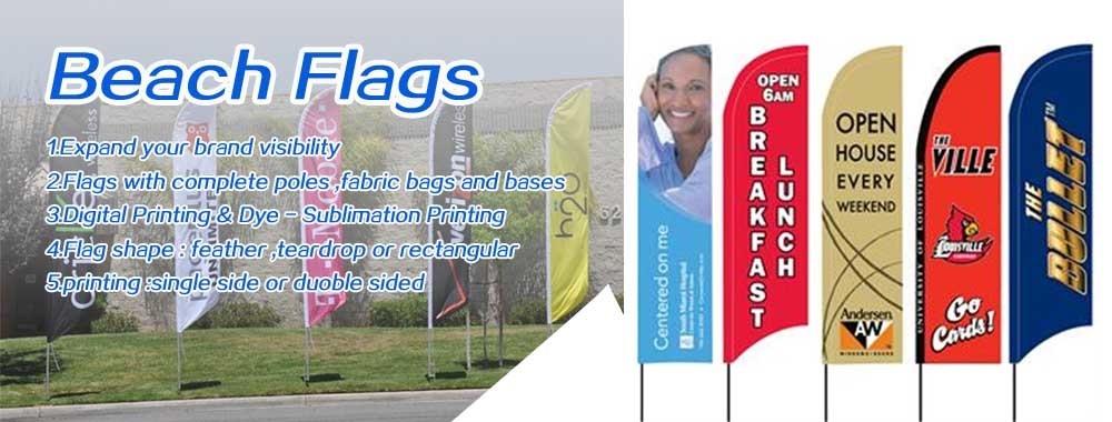 Qualität Werbung der Flaggen-Fahne usine